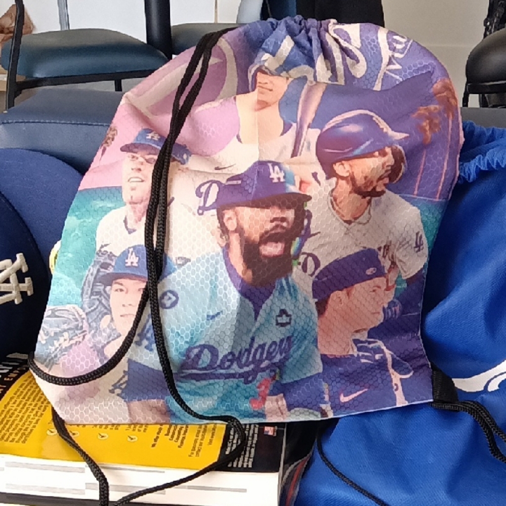 Los Angeles Dodgers Drawstring Bag - Blue